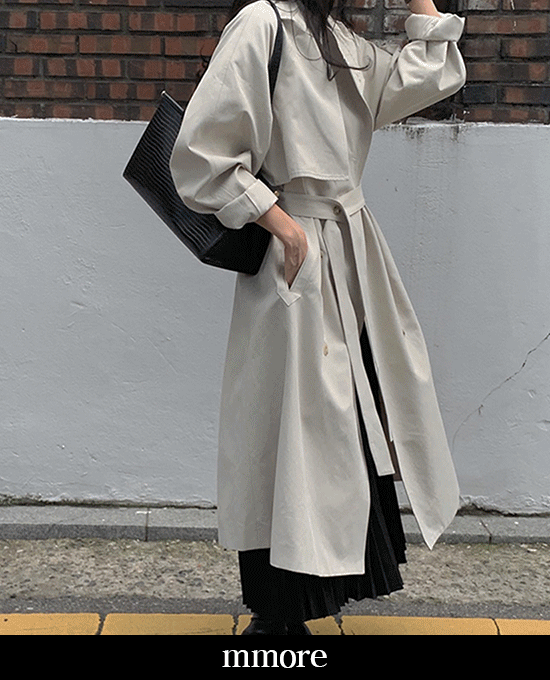 [mmore] round trench coat단독주문시 당일발송