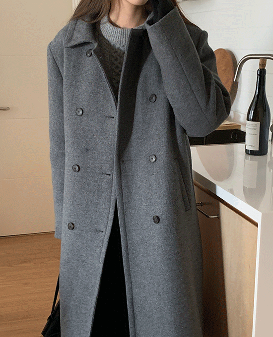 오웬 더블 누빔 (coat)(울60%)