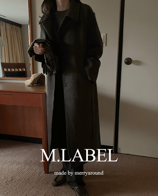 [M.LABEL] 브라운 싱글 (coat)(울70%)* 베스트 상품 재진행 단독주문시 당일발송