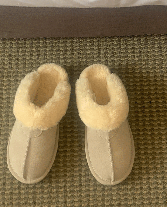 [소가죽] 슬리피 어그 (shoes)(2cm)