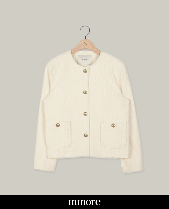 [mmore] Neige tweed jacket