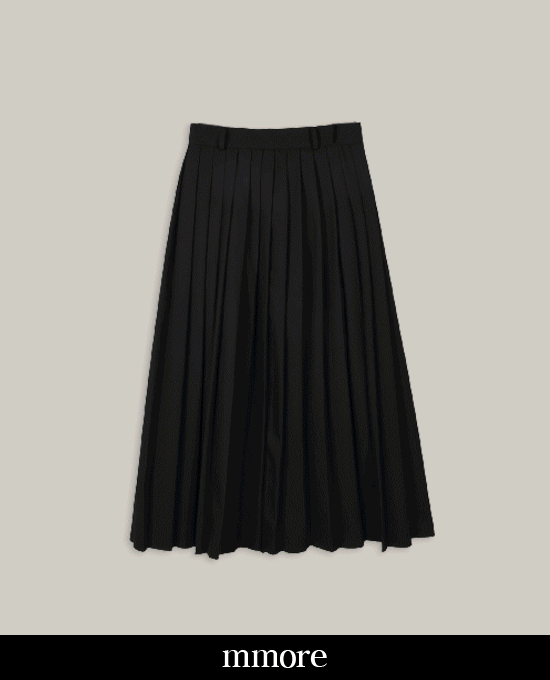 [mmore] back button pleats long skirt단독주문시 당일발송