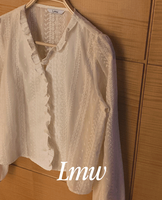 [l.m.w] emily frill lace (bl)