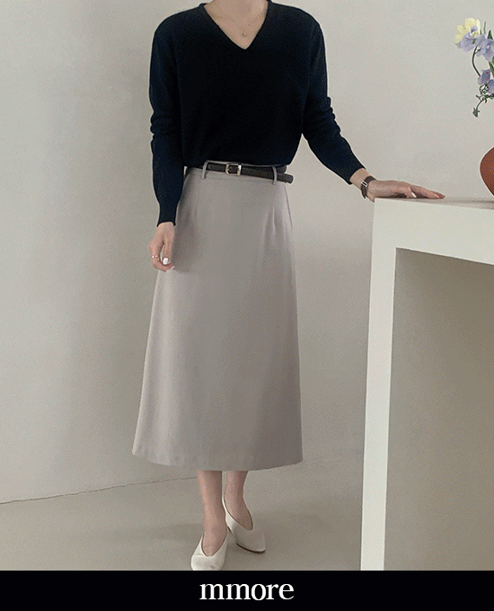 [mmore]simple a-line skirt 단독주문시 당일발송