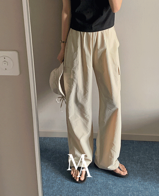 [M.LABEL] 썸머 투웨이 카고 밴딩 (pants)*뉴 컬러 추가 ♡